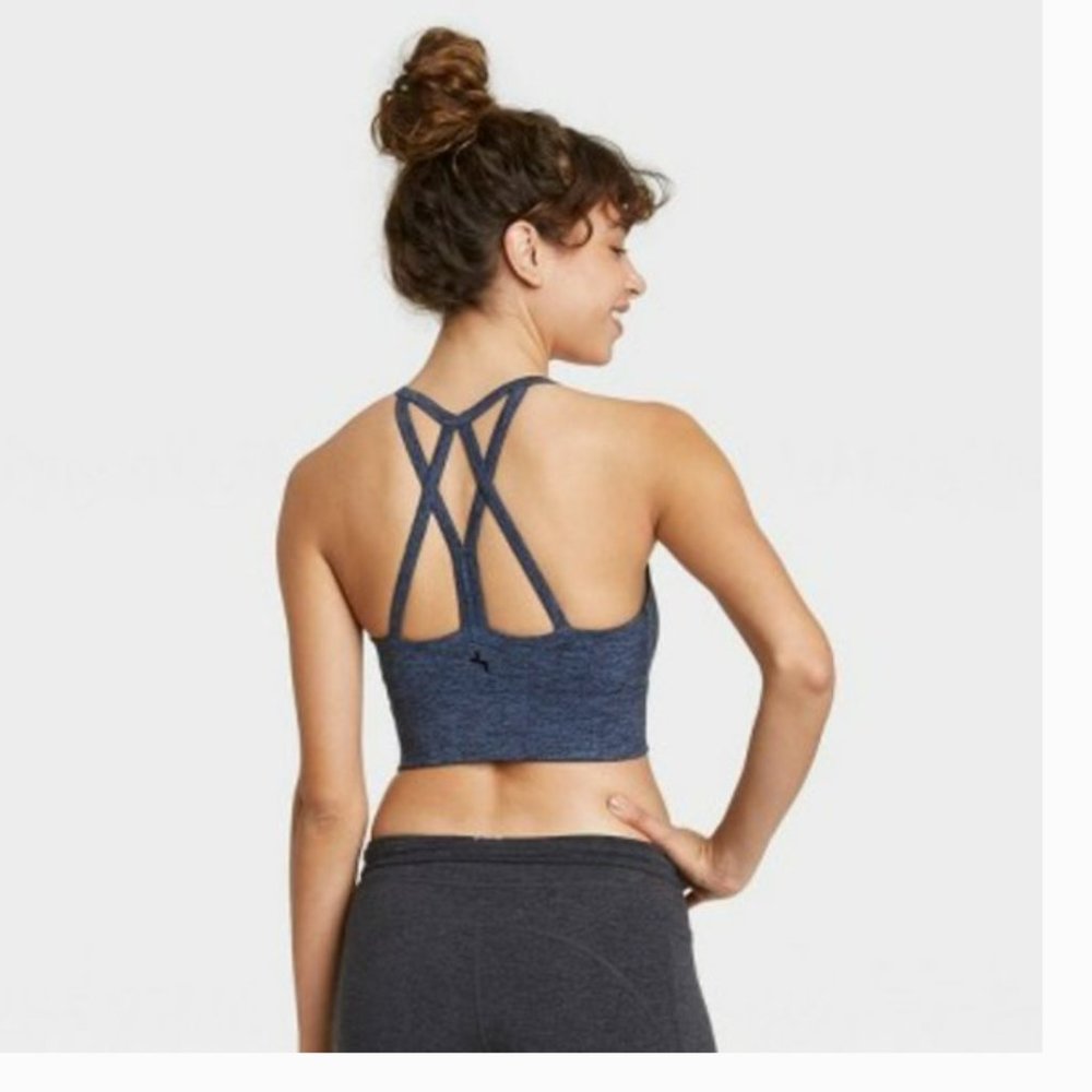 NWOT joylab blue sports bra racerback fit